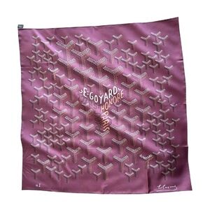 GOYARD SILK SCARF